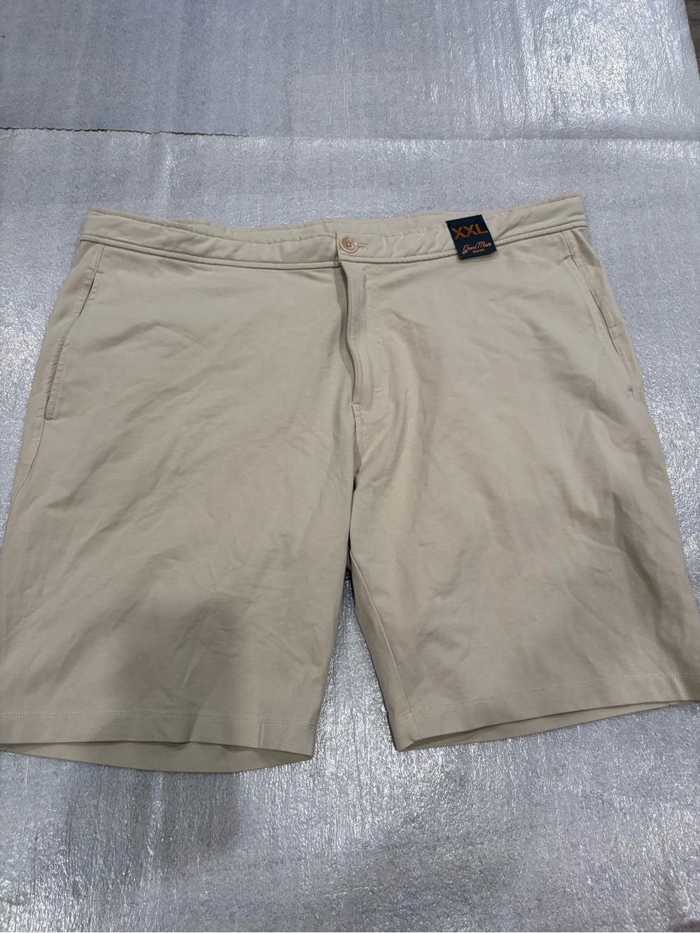 Good Man Brand Men's Tan Flat Front Shorts - XXL